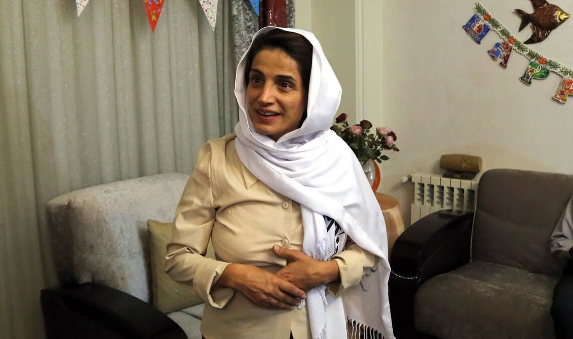 Nasrin Sotudeh ist nach Angaben ihrer Tochter verhaftet worden. (Archivblid aus dem Jahr 2013)