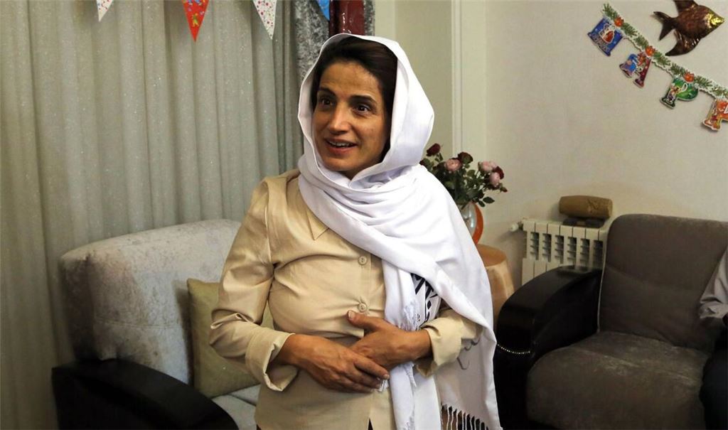 Nasrin Sotudeh ist nach Angaben ihrer Tochter verhaftet worden. (Archivblid aus dem Jahr 2013)