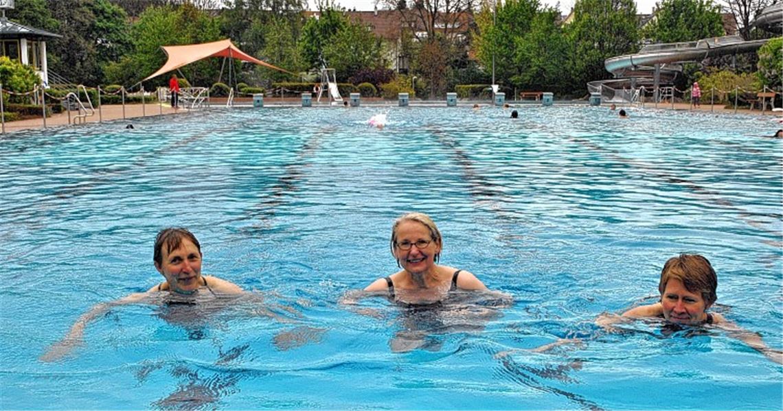 Nasskalter Freibad-Start