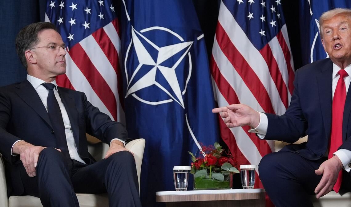 Nato-Generalsekretär Mark Rutte gehört zu den wenigen prominenten Politikern in Europa, die Donald Trumps Vorgehen gegen den Iran immer wieder loben. Schafft es der Niederländer, Trump von einem Bündnisaustritt abzuhalten? (Archivbild)