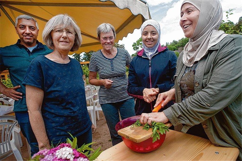 Unterschiedliche Kulturen tauschen sich aus