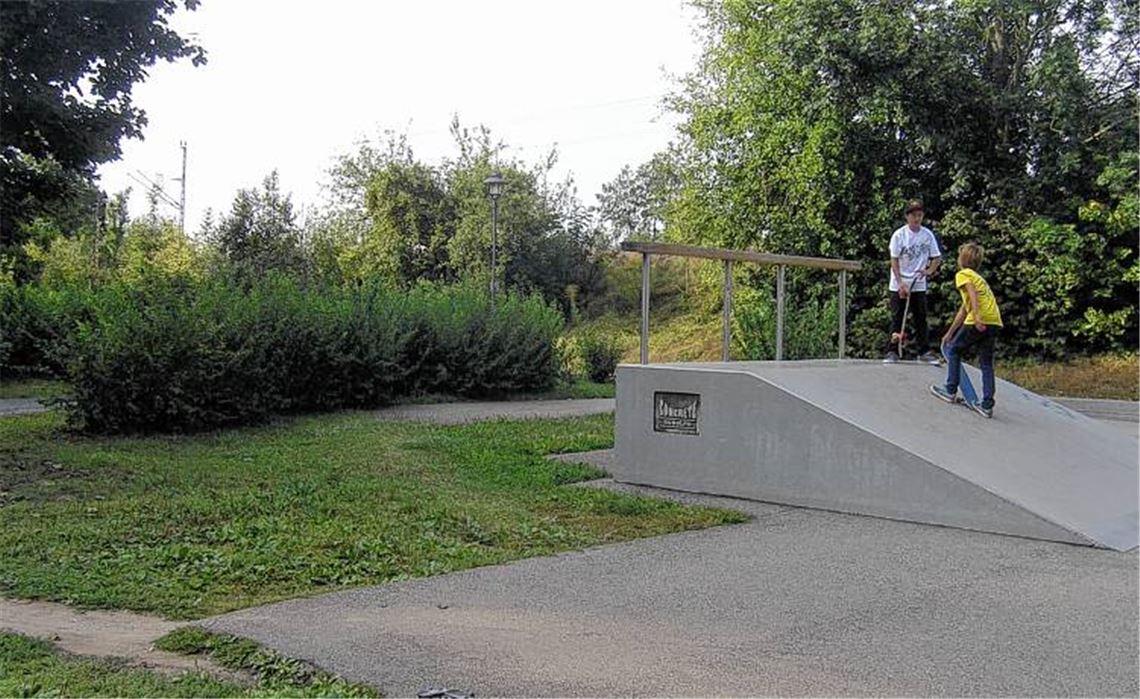 Neben der Skateanlage im Bereich der Talaue soll ein Streetballfeld gebaut werden. Foto: Mahner