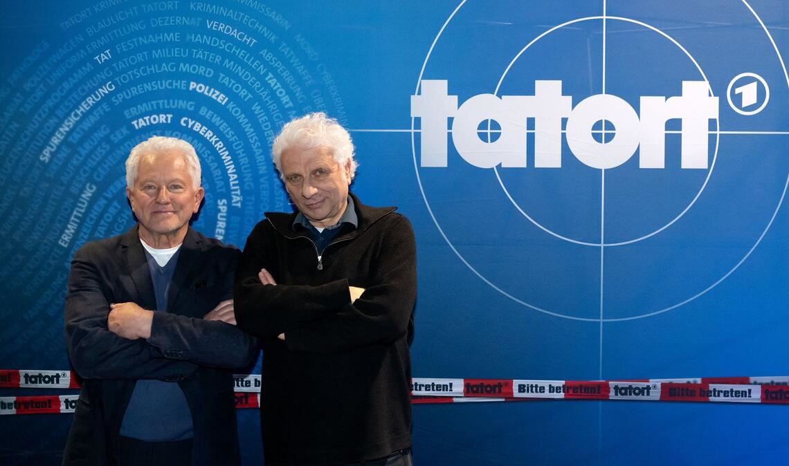 Nemec und Wachtveitl bei ihrer letzten "Tatort"-Premiere.