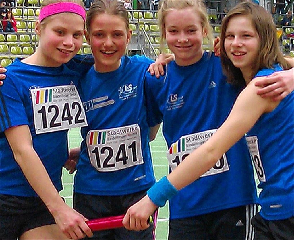 Neu formierte U14-Mädchenstaffel Foto: privat