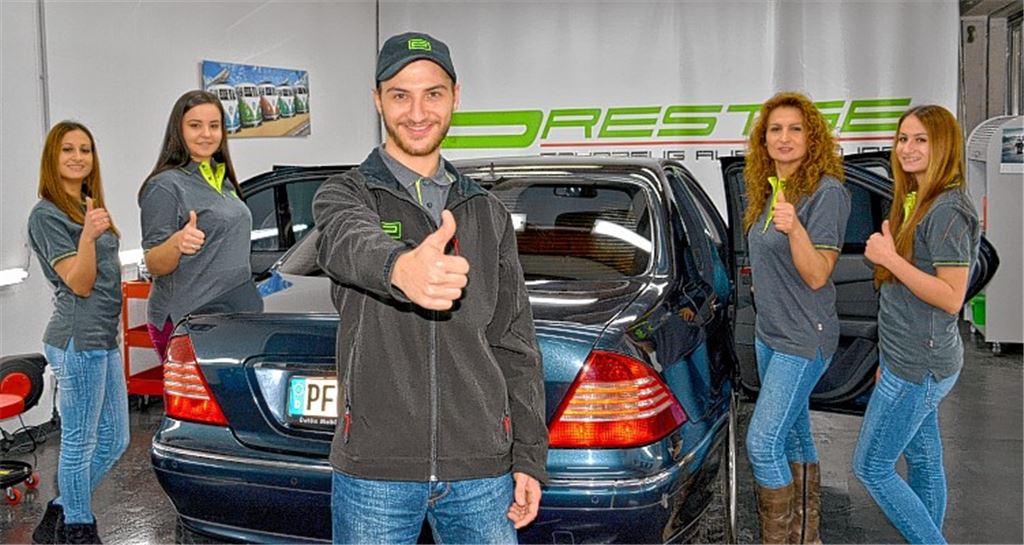 Neu in Enzberg: Bünyamin Özcelik und seine „Prestige-Fahrzeugaufbereitung“.