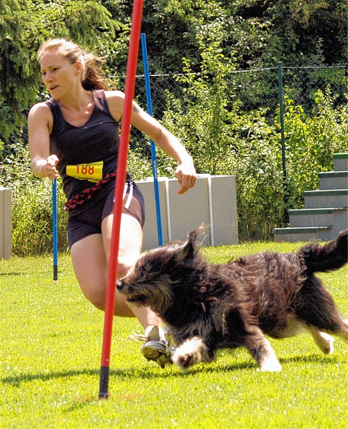 Neue Bestleistung im Vierkampf für Julia Zimmermann mit Ares. Ein überragender Slalomlauf trägt maßgeblich zum Ergebnis bei. Foto: privat