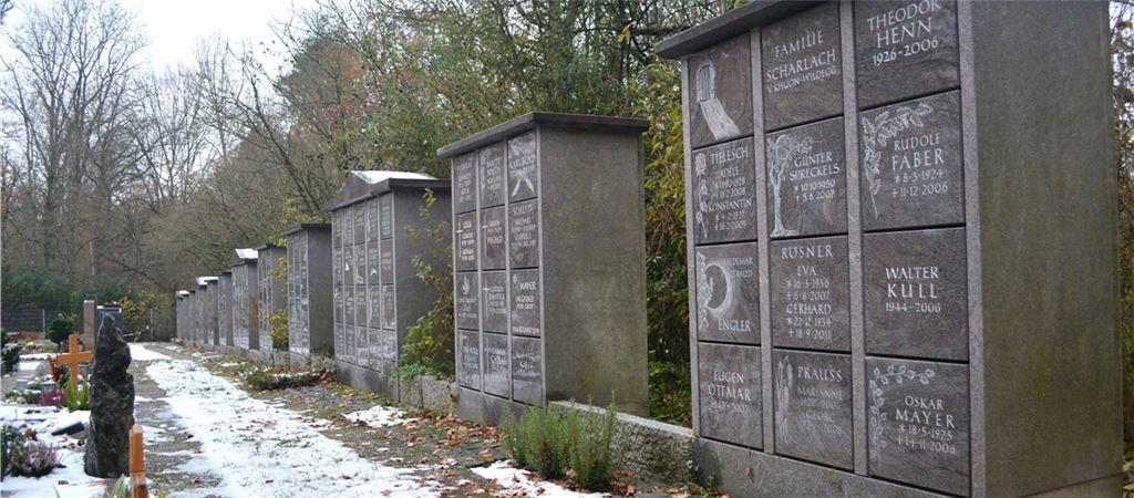 Neue Regeln für Urnenwände