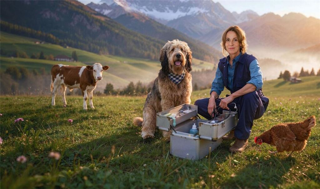 Neue Tierkomödien bei Netflix und ZDF: Kitschig aber süß. Hier: Tierärztin Johanna Maiwald (Doris Schretzmayer).