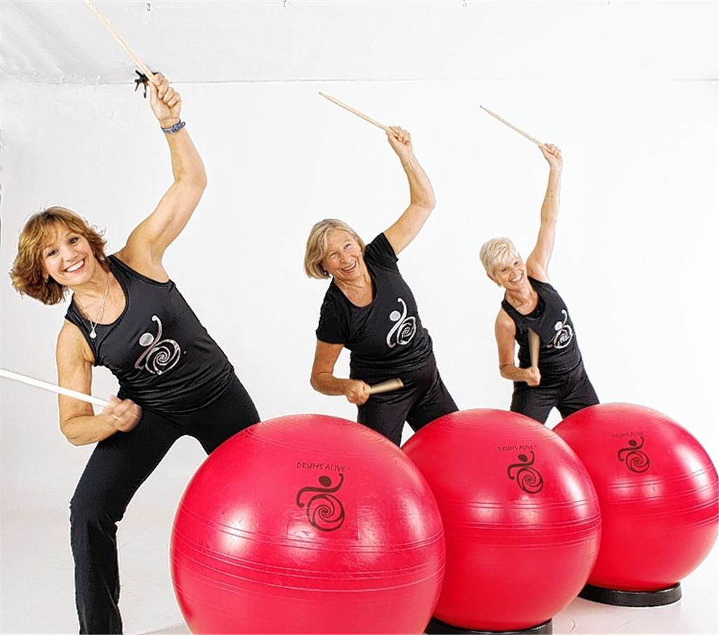 Neues Angebot in Mühlacker: das Fitnessprogramm „Drums Alive“.