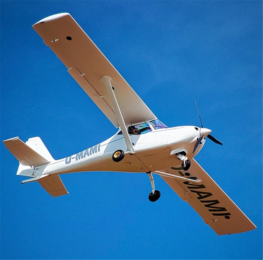 Neues Ultraleichtflugzeug des Flugsportclubs.