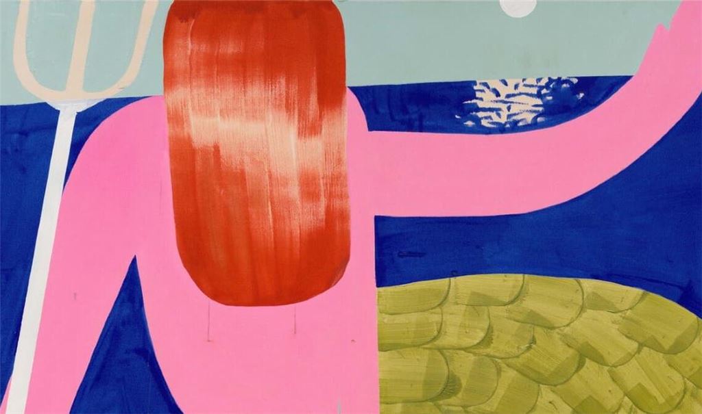 Neues von Carlo Krone - hier das Bild „Sirene“, zeigt die Galerie Thomas Fuchs zum Galerienrundgang Art Alarm in Stuttgart (19. und 20. September) und bei der Armory Show in New York.