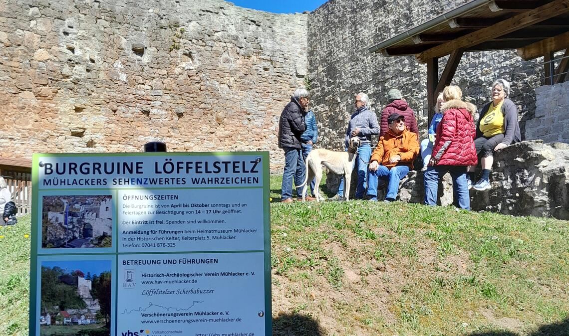 Neustart nach der Winterpause: Die „Löffelstelz“ kann wieder besichtigt werden.