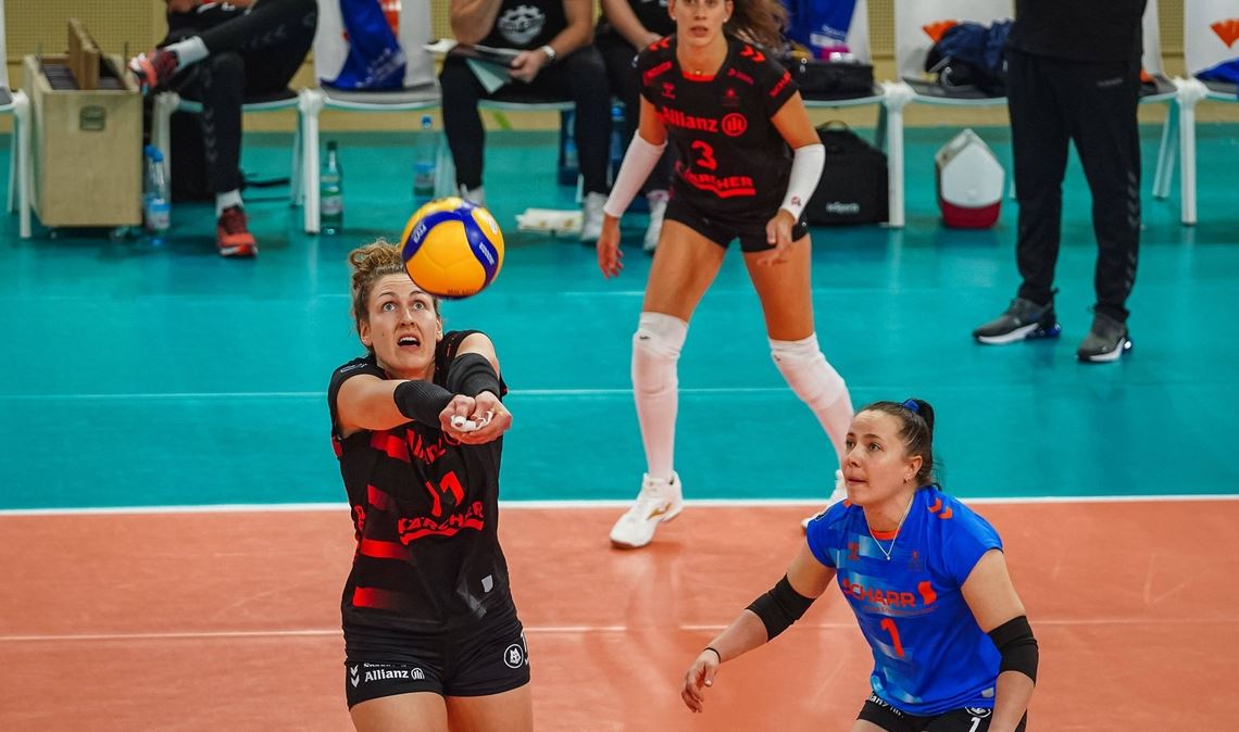 Neuzugang Barbara Wezorke (links) sammelt viele Punkte.