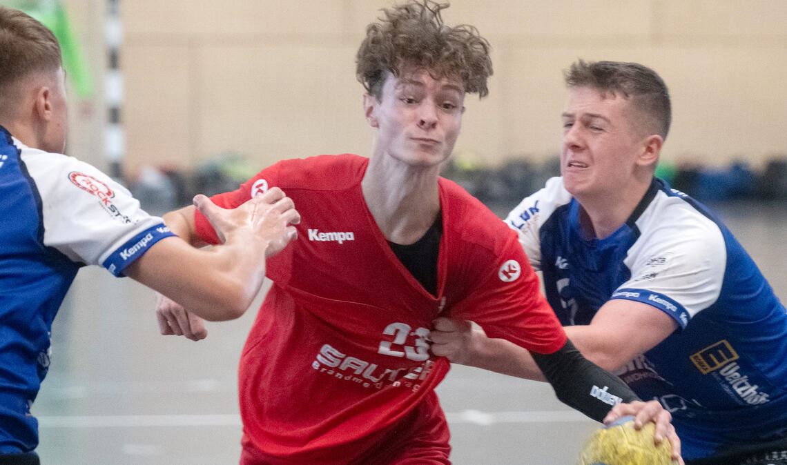 Traditioneller Fehlstart für den TSV Knittlingen Neuzugang Vincent Cotic steuerte am Samstag zwei Zähler zum Ergebnis bei.