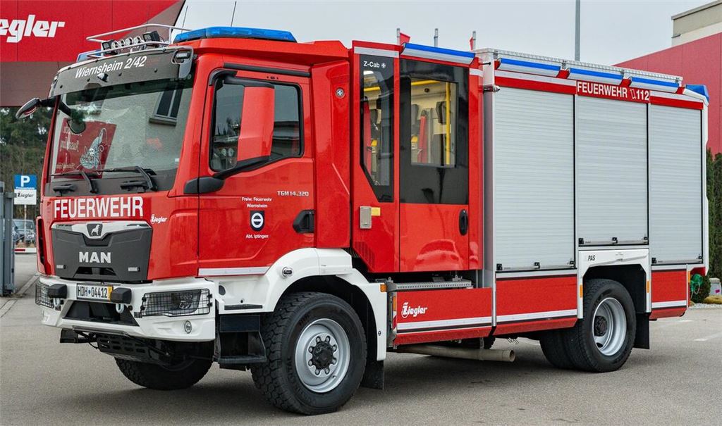 Neuzugang im Fuhrpark in dieser Woche: ein Löschgruppenfahrzeug für die Feuerwehrabteilung Iptingen. Foto: Ziegler