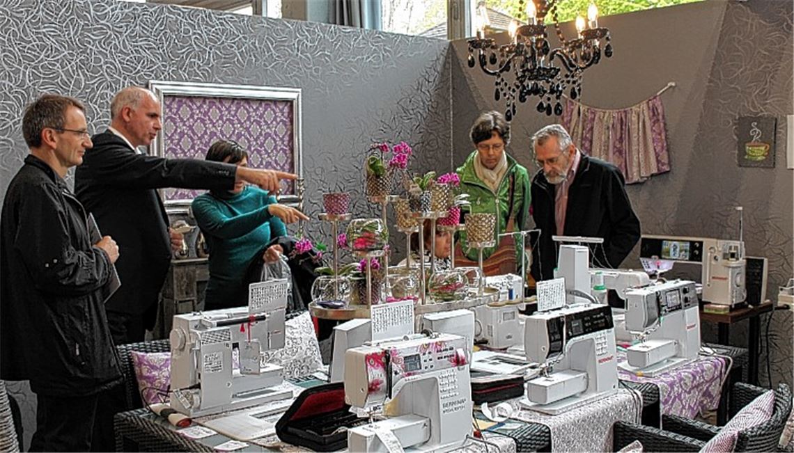 Nicht nur am Stand der CreativWelt gibt es Nützliches, Dekoratives und viele Informationen: Insgesamt 58 Aussteller präsentieren sich bei der Illinger Gewerbeschau den Besuchern.