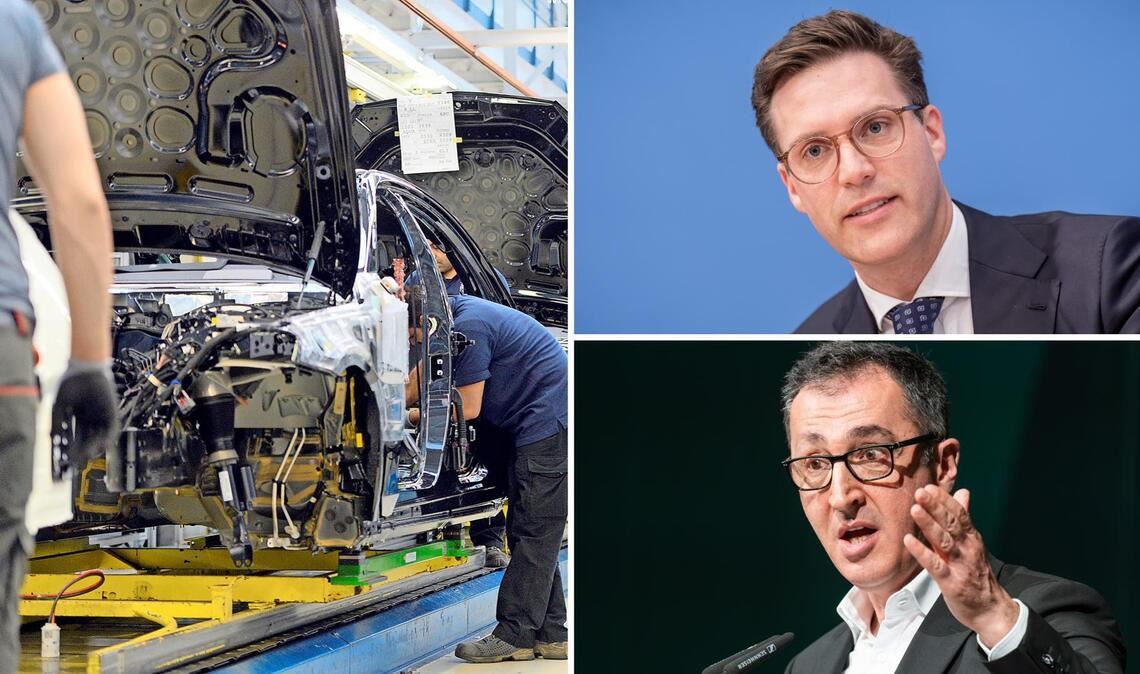 Nicht nur die Spitzenkandidaten von CDU und Grünen, Manuel Hagel und Cem Özdemir, spielen das Thema Wirtschaft weit oben im Wahlkampf.