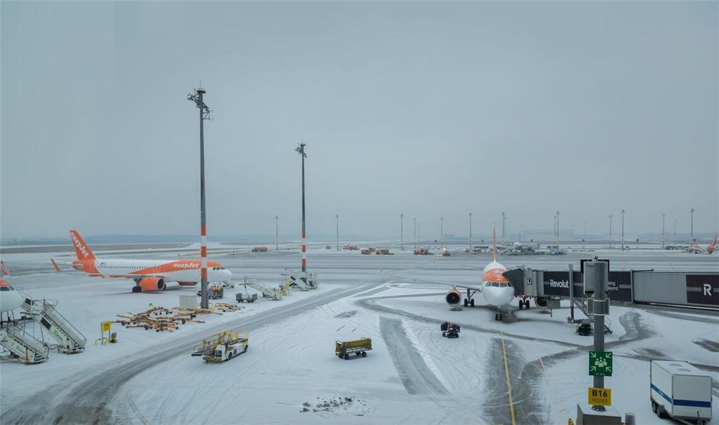 Nichts geht mehr am Berliner Flughafen.