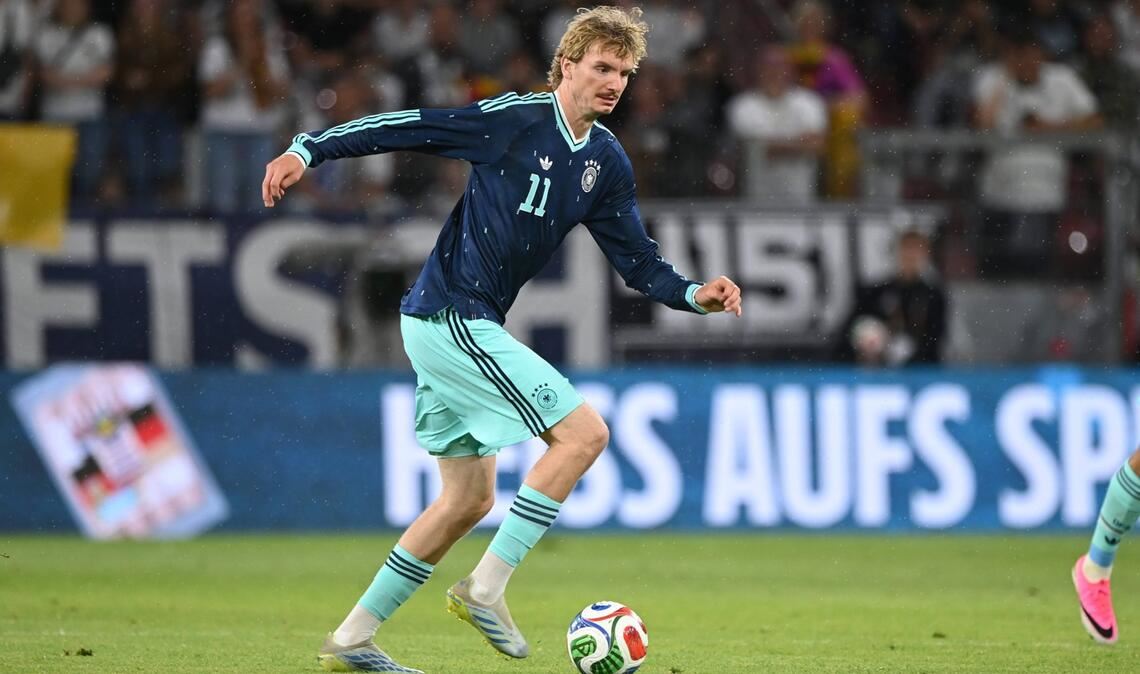 Nick Woltemade beim 4:0 gegen Finnland im Mai 2026.