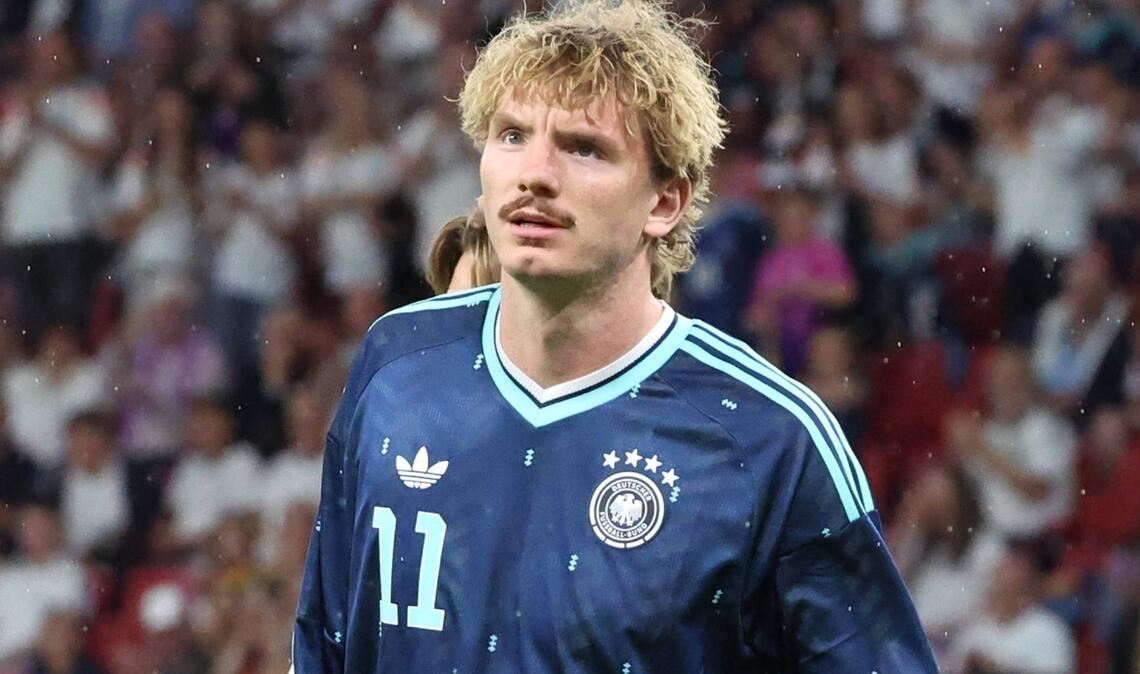 Nick Woltemade beim Testspiel in Mainz gegen Finnland im Mai 2026.