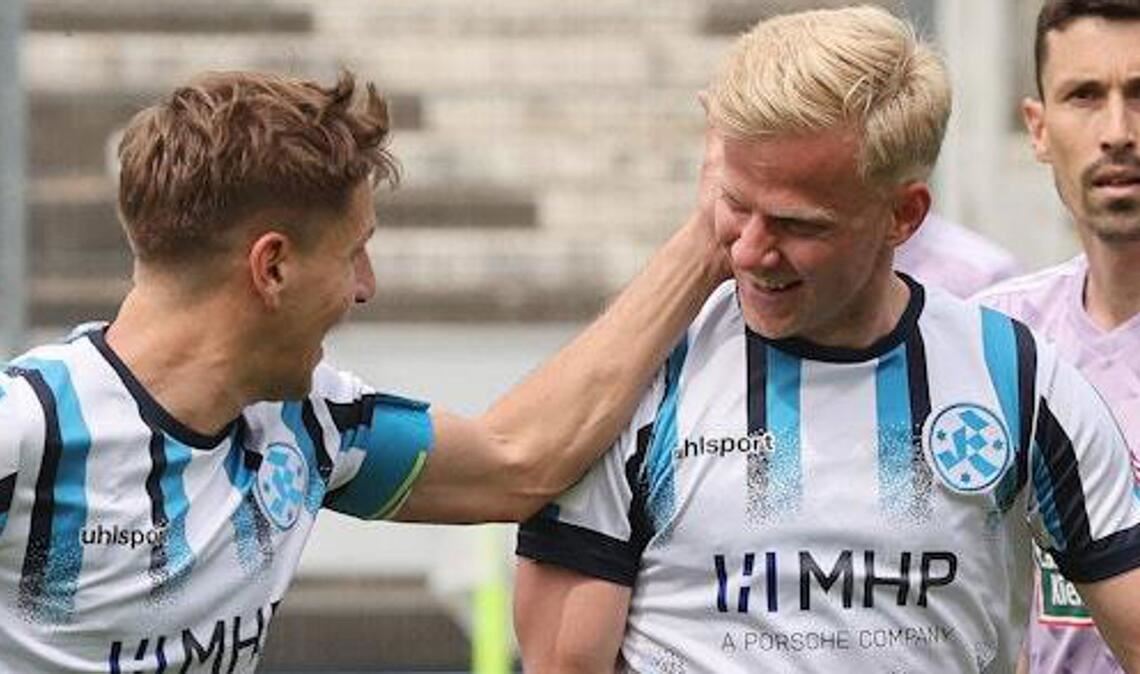 Nico Blank und Per Lockl wollen auch in Walldorf jubeln.