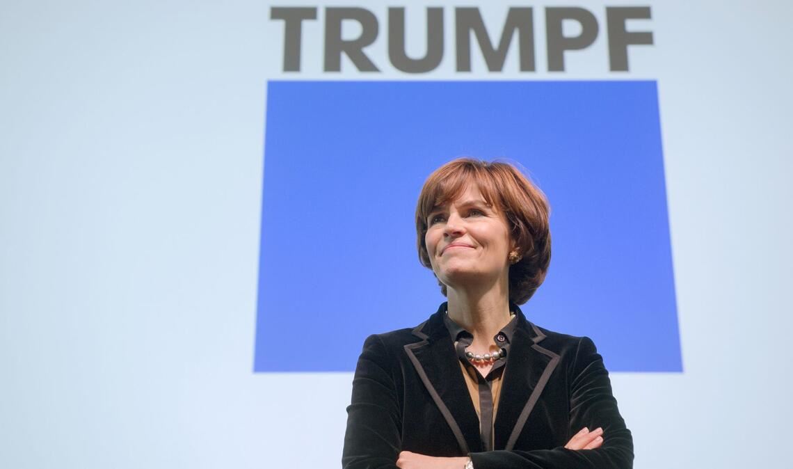 Nicola Leibinger-Kammüller, die Vorstandschefin von Trumpf, hält die  amerikanische Zollpolitik für einen Fehler.