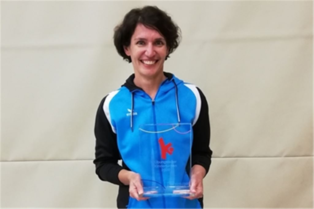 Nicole Binici freut sich über die Auszeichnung „Übungsleiterin des Jahres“.Foto: privat