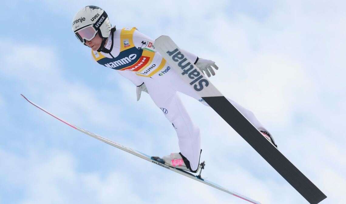 Nika Prevc steigerte ihre eigene Bestmarke. (Archivbild)