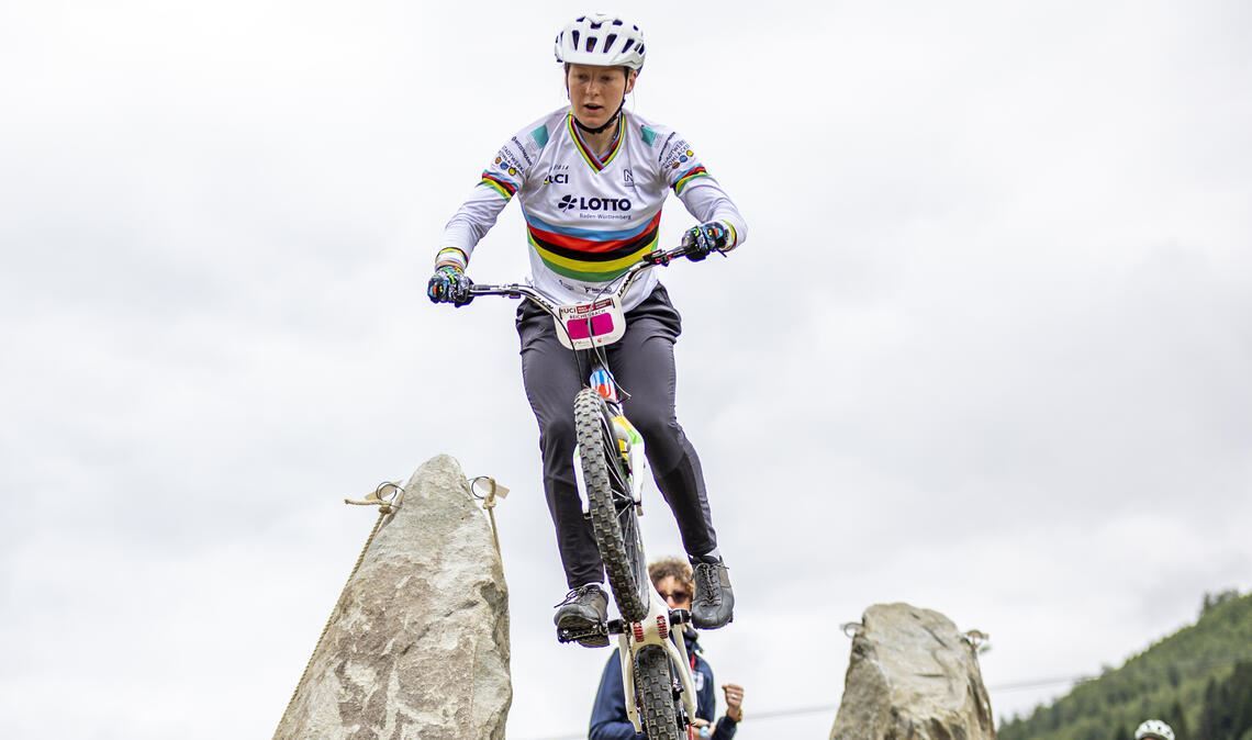 Nina Reichenbach beim Wettkampf in Norwegen.