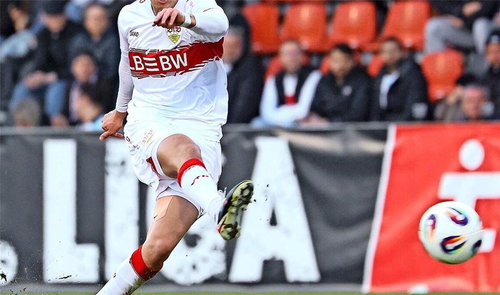 Noah Darvich war der beste Torschütze des VfB Stuttgart II in der Saison der Dritten Liga.