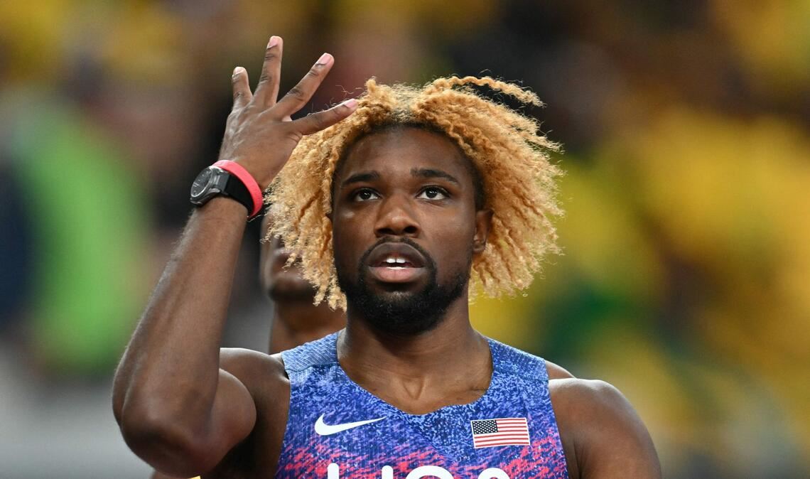 Noah Lyles stürmt zum vierten Gold über 200 Meter.