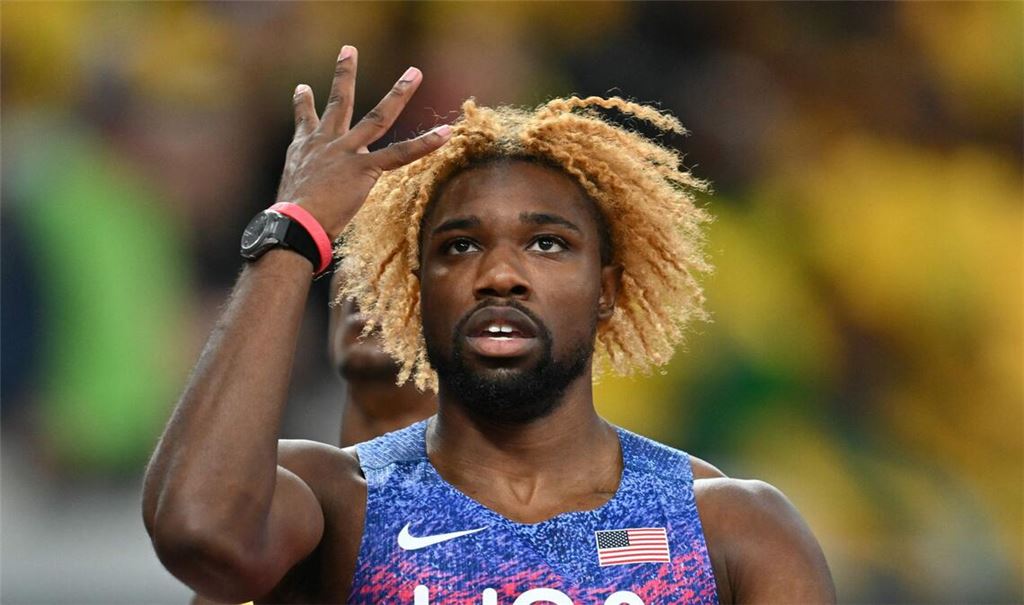 Noah Lyles stürmt zum vierten Gold über 200 Meter.
