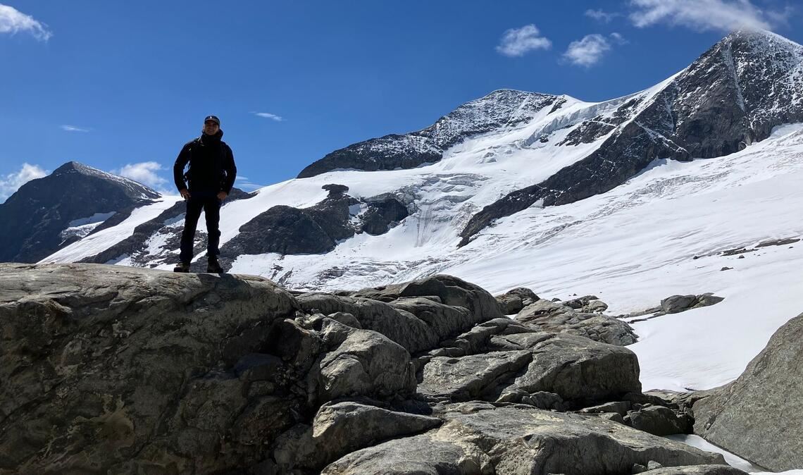 Noch führt die Tour zum Großvenediger über den Gletscher.