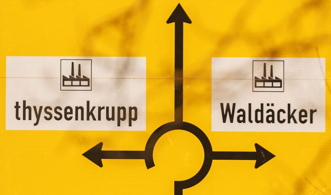 Noch ist unklar, in welche Richtung es bei Thyssen-Krupp in Mühlacker geht. Die Konzernmutter „Automotive Technology“ kündigt den Abbau von rund 1800 Jobs an. Foto: Fotomoment