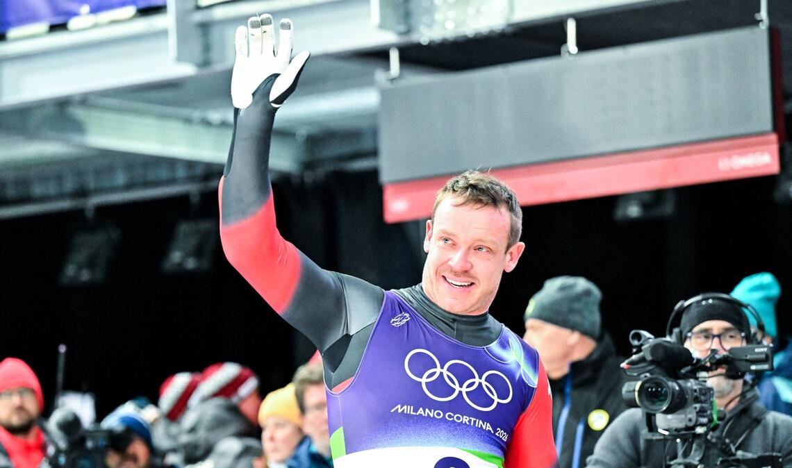 Noch kein Abschiedsgruß: Felix Loch nach Platz sechs in Cortina d’Ampezzo