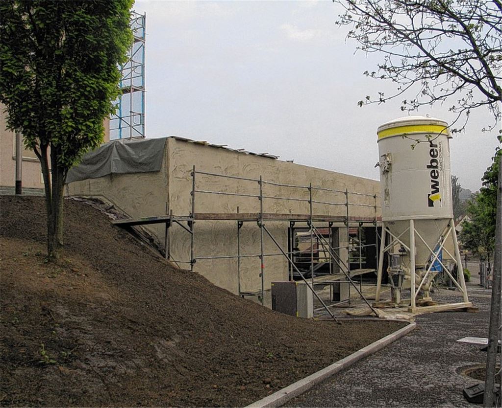 Noch namenlos: die Tiefgarage am Knittlinger Rathaus.