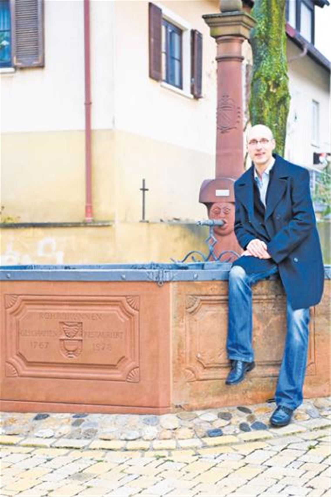 Norman Tank in Ballrechten-Dottingen. Hier möchte er Bürgermeister werden. Foto: privat