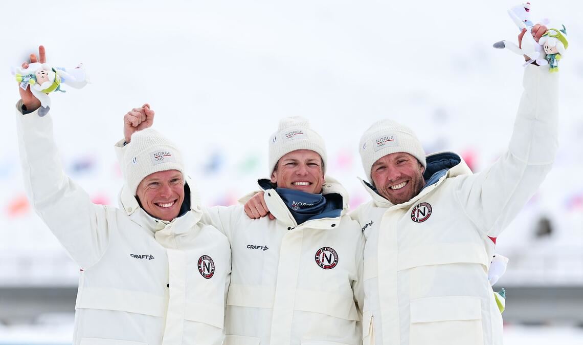 Norwegen dominiert in der Königsdisziplin der Langläufer.