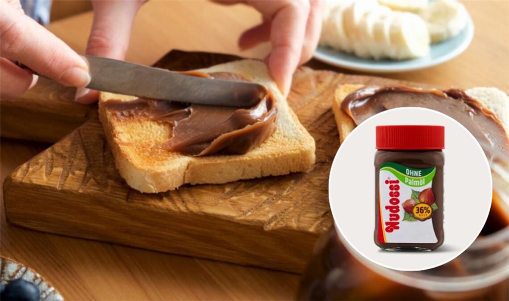 Nudossi Haselnuss-Nougat-Creme wird wegen Salmonellen zurückgerufen.