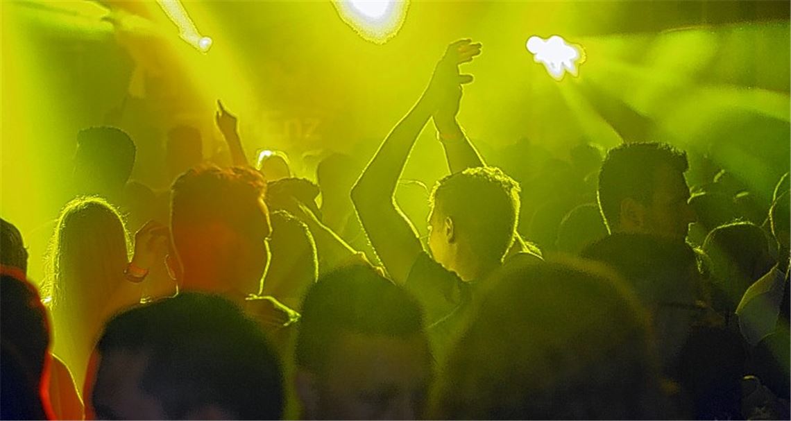 Dancefloor-Rhythmen zerreißen die Nebelschwaden: Das Fest20zehn ist ein Fixpunkt im Partykalender und lockt sogar junges Publikum aus Stuttgart und Heidelberg nach Mühlacker. Fotos: Henkel