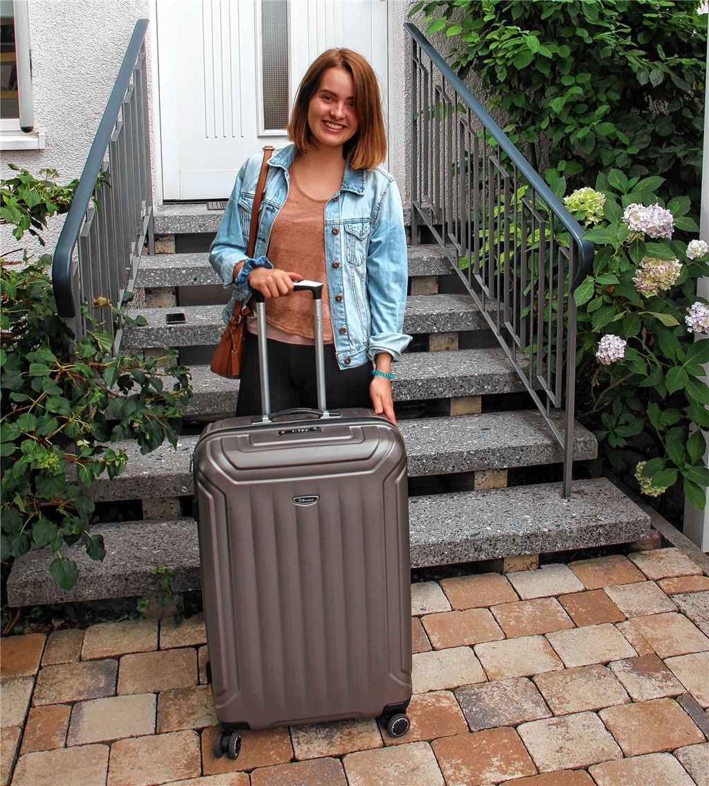 Nur etwa eine Woche bleibt Denise Müller zu Hause in Pinache, bevor sie von einer Interrail-Tour kommend nach Spanien weiterreist – für die reiseerfahrene 19-Jährige kein Problem. Foto: privat