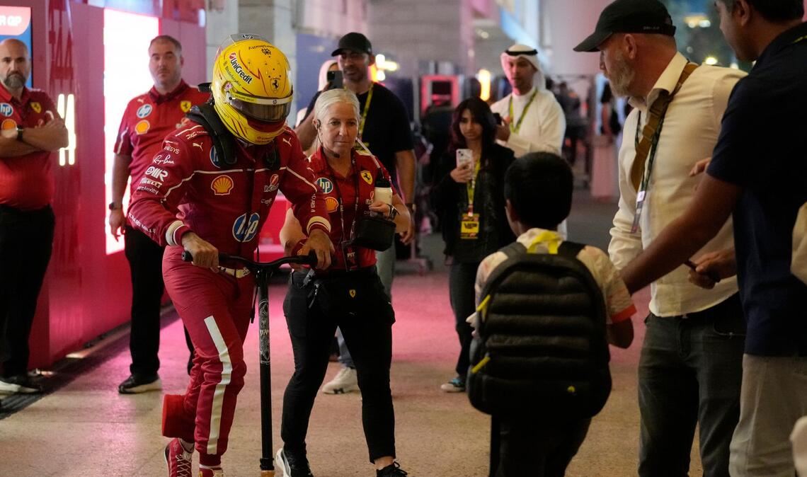 Nur noch ein Desaster: Lewis Hamilton und Ferrari.