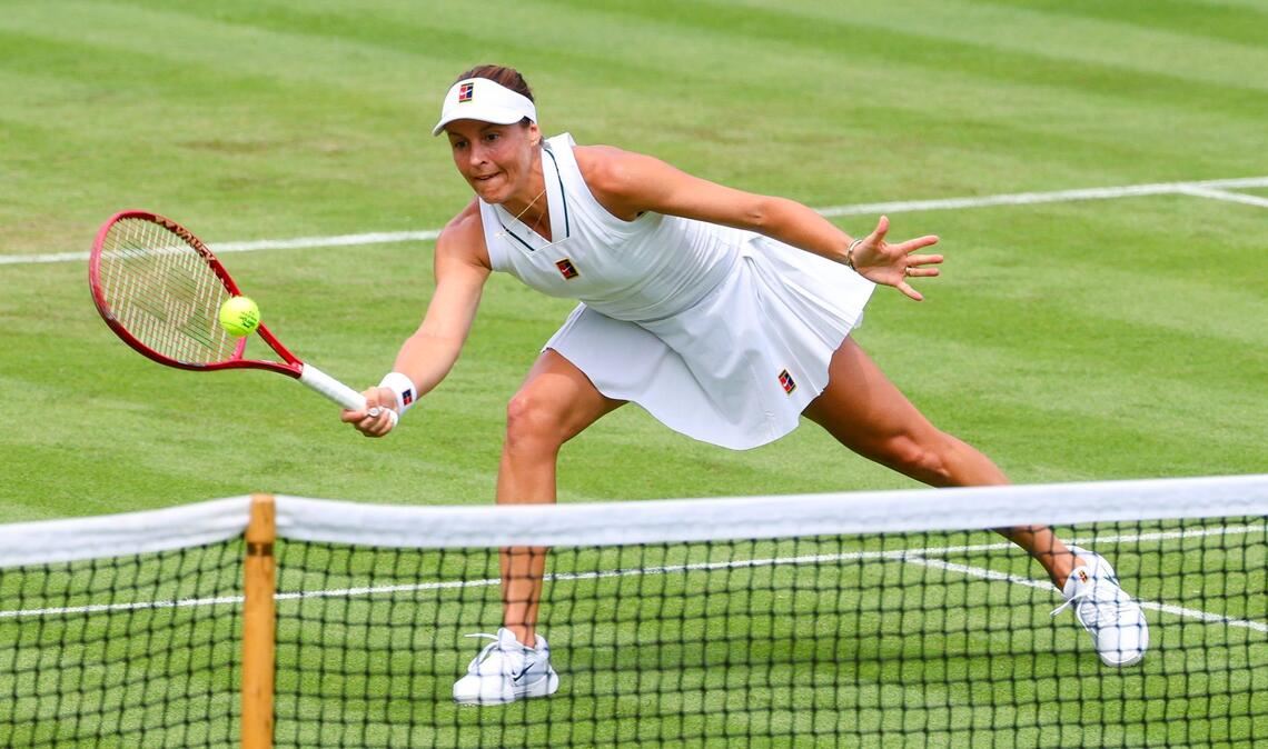 Nur zwei Tage nach dem Finale von Eastbourne war Tatjana Maria in Wimbledon im Einsatz.