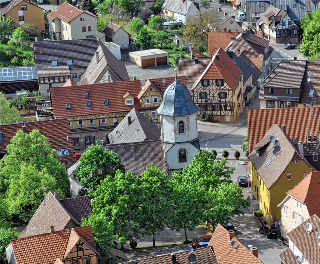 Ob in der Michaelskirche (großes Bild) oder der Heilig-Kreuz-Kirche (Bild re. oben): Turmfalken finden hier perfekte Bedingungen, um ihren Nachwuchs ( (Bild re. unten) aufzuziehen. Fotos: Bosch