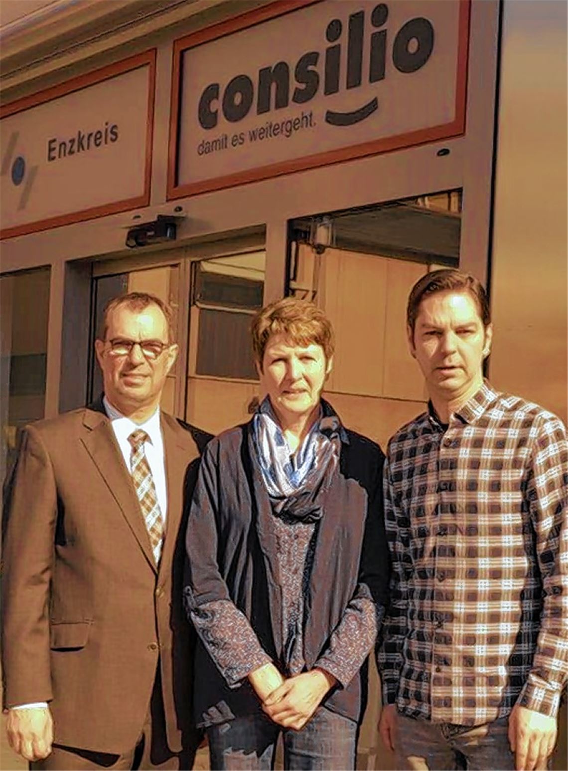 Oberbürgermeister Frank Schneider (li.), Britta Kinzler und Stephan Eck versprechen sich viel vom neuen Projekt.