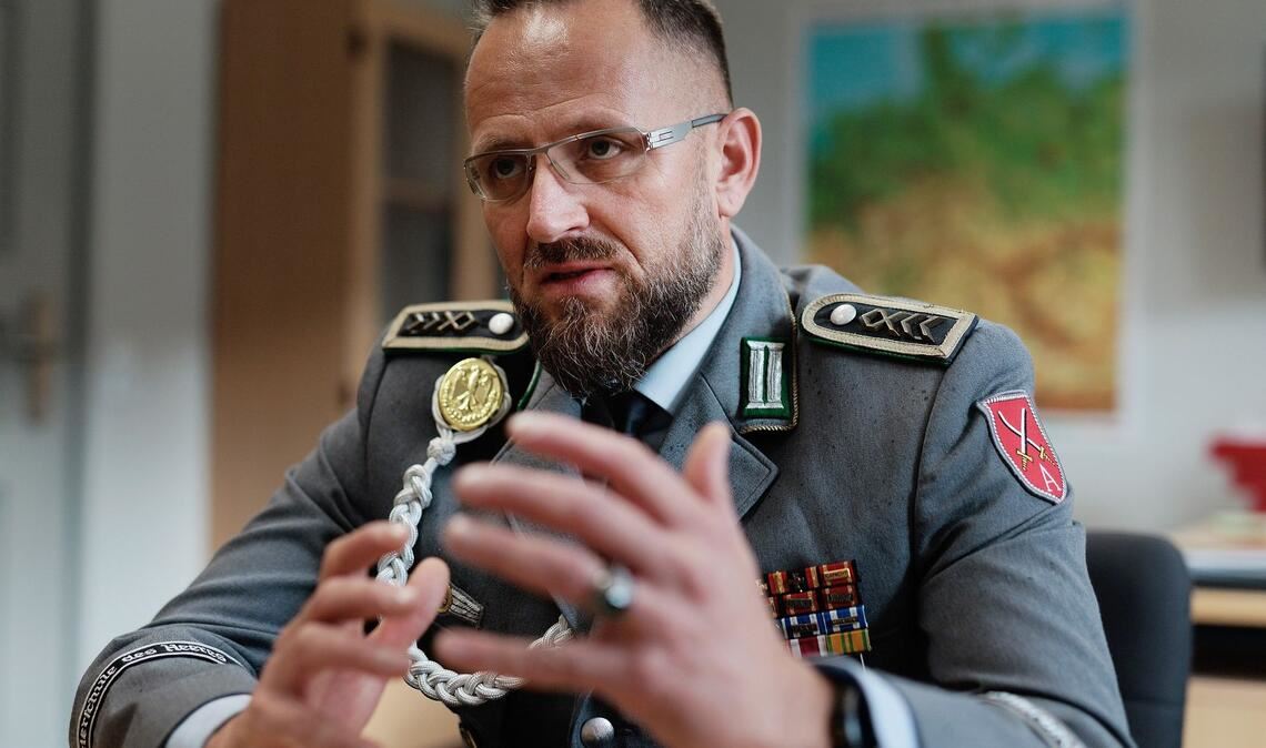 Kriegstüchtigkeit im Kopf: "Es gibt keinen zweiten Sieger" Oberstabsfeldwebel Jan Hecht