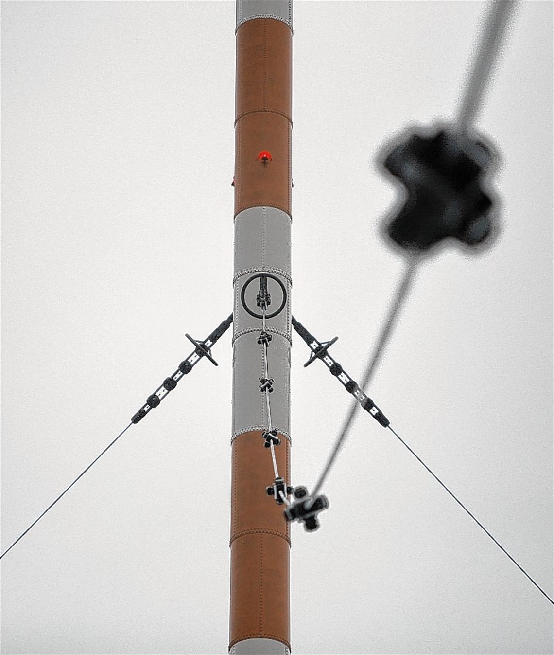 Objekt einer langen Debatte: Wird der Sendermast doch noch gerettet oder wird er in der kommenden Woche abgerissen. Dann wäre ein Stück Mühlacker Geschichte passé. Foto: Huber