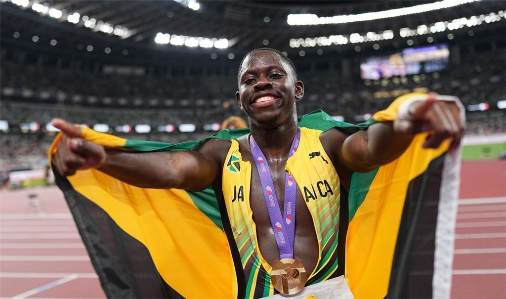 Oblique Seville aus Jamaika nach seinem Sieg.