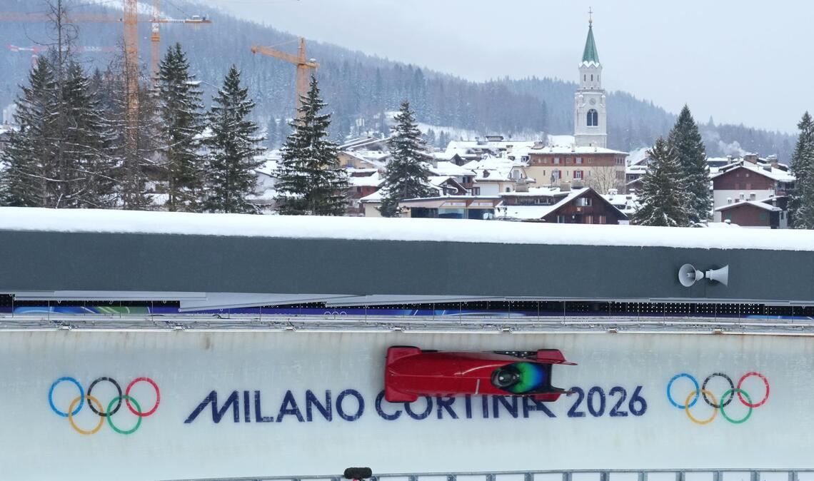 Ökologisch und nachhaltig? Die neue Bobbahn für die Spiele kostete 124,8 Millionen Euro.