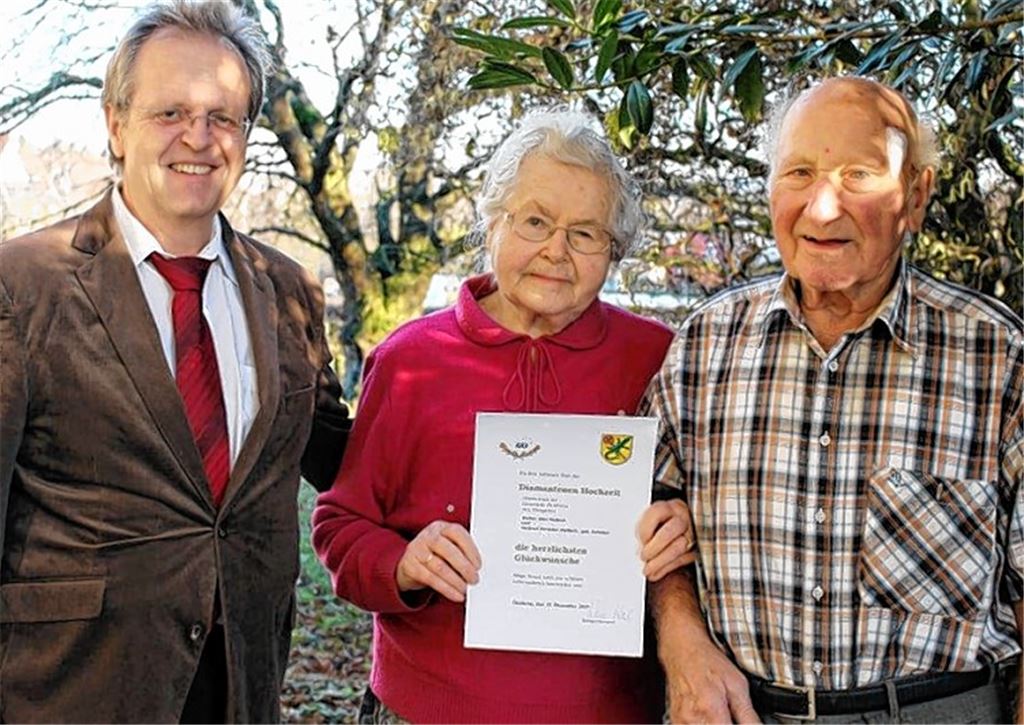 60 Ehejahre voller Harmonie